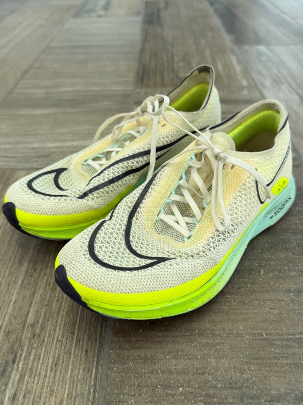 Nike ZoomX Streakfly Coconut Milk Volt Running Shoes